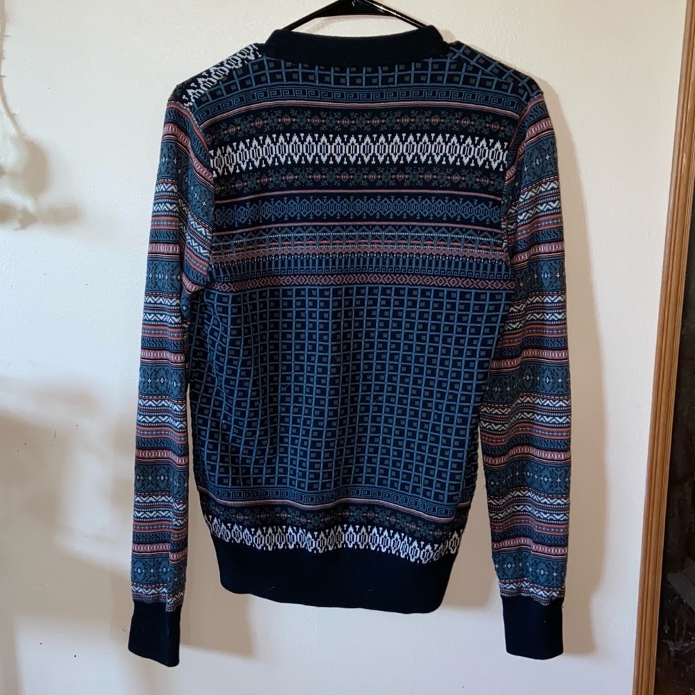 Men’s Patterned Cardigan View 2